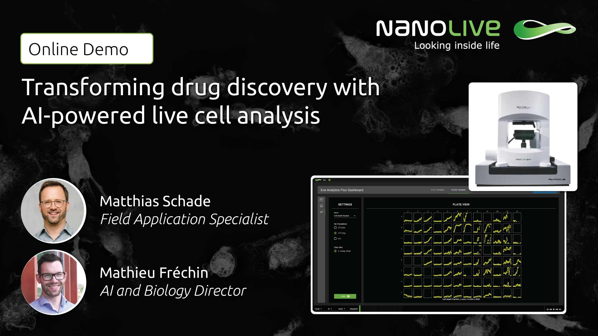 Demo: Transforming drug discovery with AI-powered live cell analysis